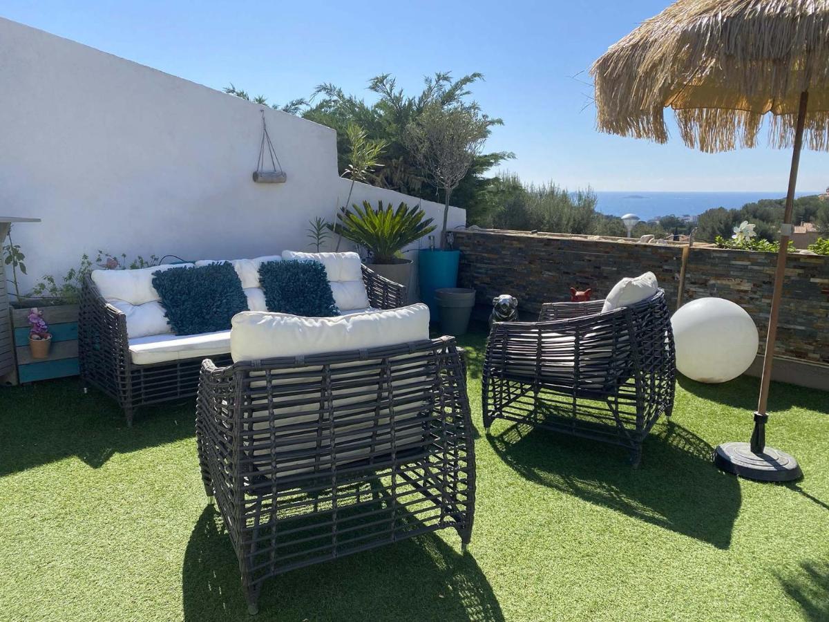Vuemer Bandol - Grande Terrasse De 45M2 Vue Mer Piscine Parking Kültér fotó